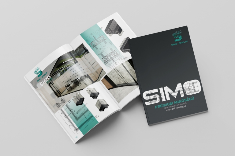 SIMO Térelválasztó üvegfalrendszerek – műszaki katalógus szerkesztés 3D látványtervekből